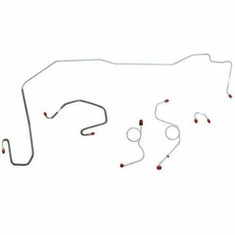 1970-71 Dodge Challenger Front Brake Line Kit Power Disc Brakes - EKT7003OM